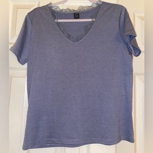 Blue short sleeve shirt